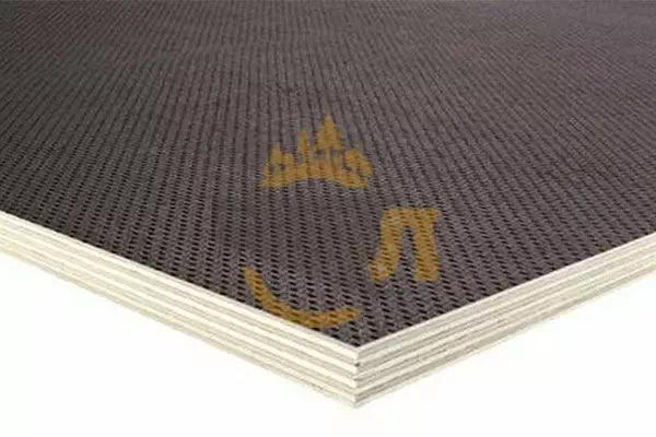 Фанера ФОФ ламинированная 21 мм 1250х2500 F1/W1 сетчатая