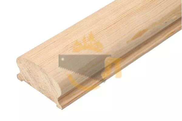 Поручень для перил деревянной лестницы 45х70 мм из сосны